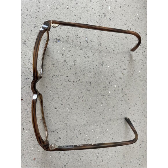 Coach Eyeglasses Frames ONLY 2001 020 Italy 50-19-145 BUH brown full rim - Picture 2 of 14
